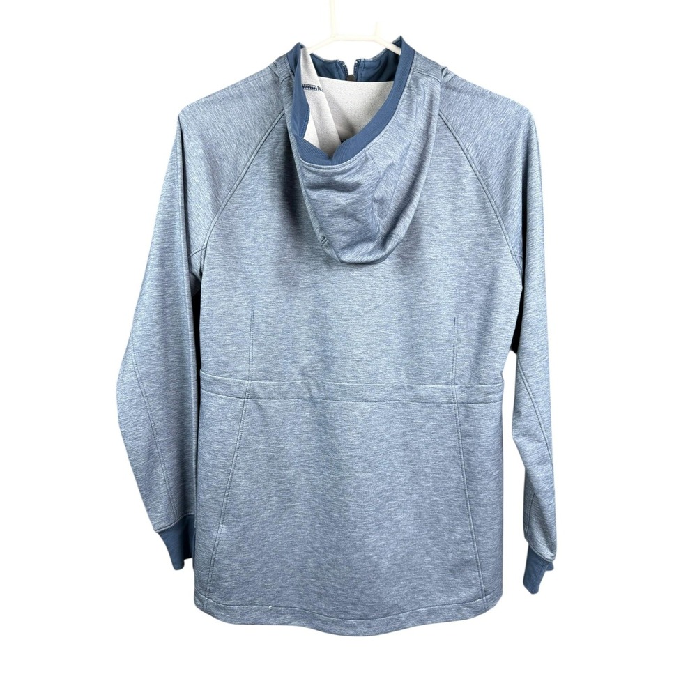 North Face Jacket Womens Medium Blue Hooded Full Zip Stretch Outdoor Athletic - Picture 7 of 9